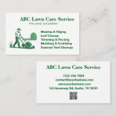 Klassische Yard Pro Rasenpflege Visitenkarte (Vorne/Hinten)