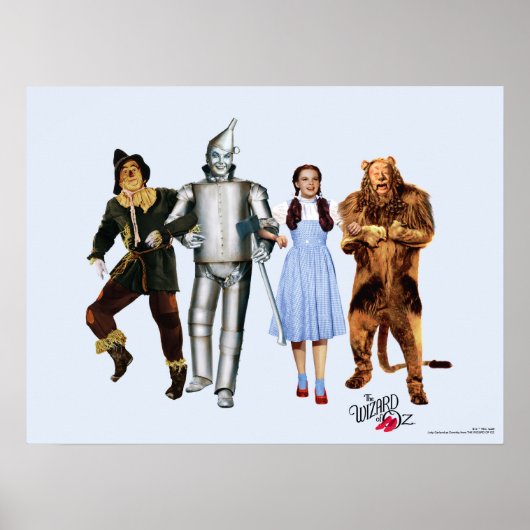 Klassische Zauberer von Oz Charaktere Poster (Vorne)