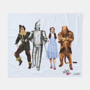 Klassische Zauberer-von-Oz-Figuren Fleecedecke