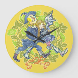 Klassische Zauberer von Oz Kinder Wanduhr