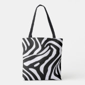 Klassische Zebra-Streifen Tasche (Rückseite)