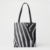 Klassische Zebradruck-Tasche mit Monogramm Tasche (Vorderseite)
