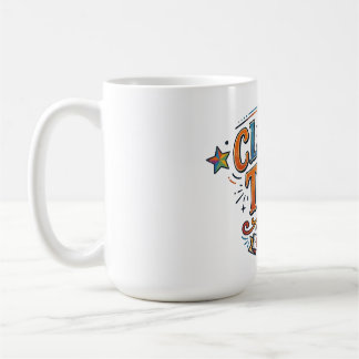 Klassische Zeit – Vintage-Uhr-Kunst-T-Shirt Kaffeetasse