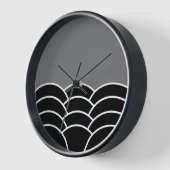 Klassische zeitgenössische Skala Art Muster Uhr (Winkel)