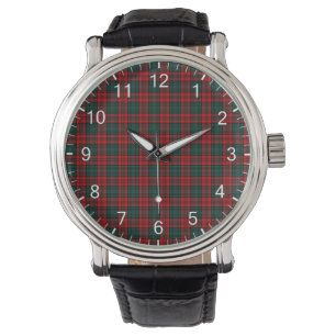 Klassische Zeitlose Clan Carr Tartan Karierte Gesc Armbanduhr