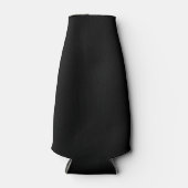Klassische zeitlose Schwarz-Solid-Farbe Flaschenkühler (Vorderseite)