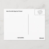 Klassische Zippy-Postkarte Postkarte (Rückseite)