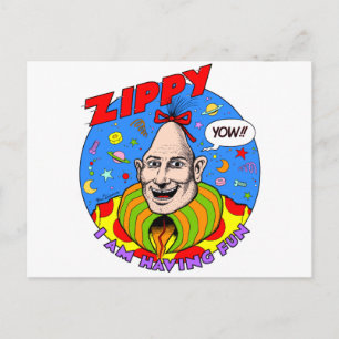 Klassische Zippy-Postkarte Postkarte