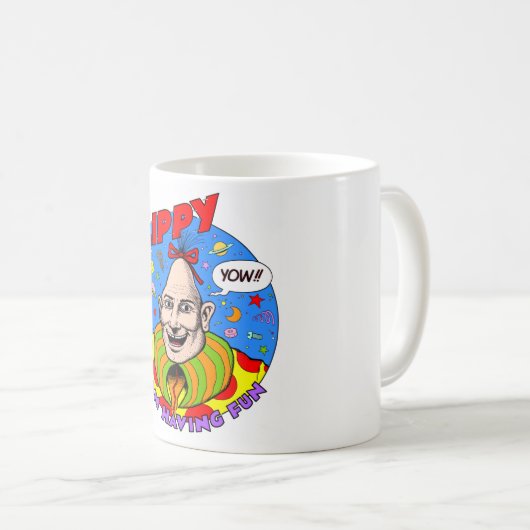 Klassische Zippy "Yow" Tasse (VorderseiteRechts)