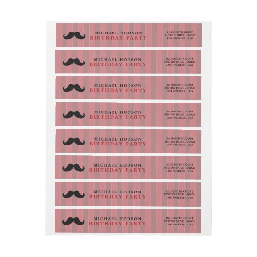 Klassische Zirkusfarbe (Bogen)