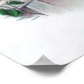 Klassische Zoologische Ätzung - Schlucken im Stall Poster (Ecke)