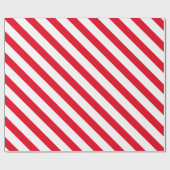 Klassische Zuckerstange Striped Geschenkpapier (Flach)