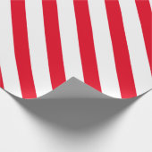Klassische Zuckerstange Striped Geschenkpapier (Ecke)