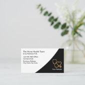 Klassische Zuhause Health Care Business Cards Visitenkarte (Stehend Vorderseite)