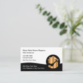 Klassische Zuhause-Services Moderne Visitenkarten- Visitenkarte (Stehend Vorderseite)