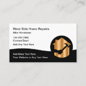 Klassische Zuhause-Services Moderne Visitenkarten- Visitenkarte (Vorderseite)