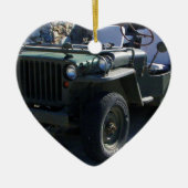 Klassischen Willys Jeep Keramikornament (Vorne)