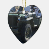 Klassischen Willys Jeep Keramikornament (Links)