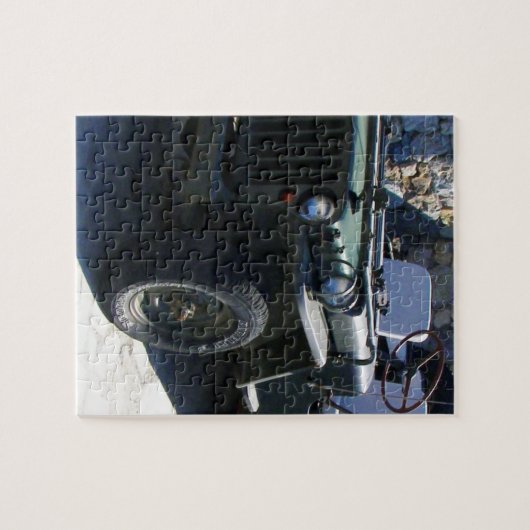 Klassischen Willys Jeep Puzzle (Horizontal)