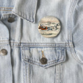 Klassischer 1853 Schlittenfahrt Currier Ives Straß Button (Beispiel)