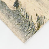 Klassischer 1853 Schlittenfahrt Currier Ives Straß Fleecedecke (Ecke)