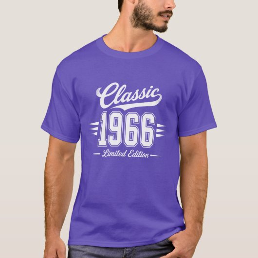 Klassischer 1966 Geburtstag T-Shirt (Vorderseite)