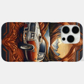 Klassischer 80er Auto im Landschaftlichen Traum Case-Mate iPhone Hülle (Rückseite (Horizontal))