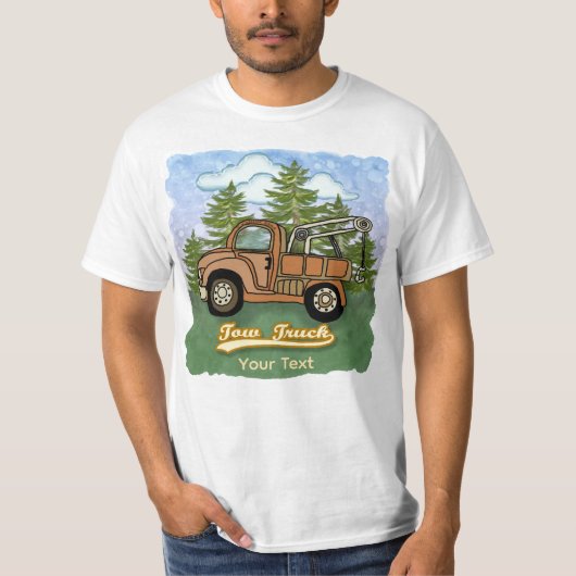 Klassischer Abschleppwagen T-Shirt (Vorderseite)