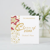 Klassischer Abschluss Einladung (Stehend Vorderseite)