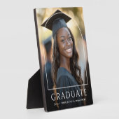 Klassischer Abschluss-Foto Fotoplatte (Seite)