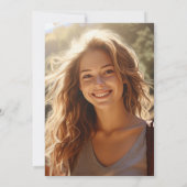 Klassischer Abschluss I Einladung (Rückseite)