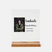 Klassischer Abschluss im Jahr 2008 Acrylschild (Vorderseite)