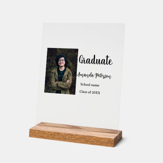 Klassischer Abschluss im Jahr 2008 Acrylschild (Winkel)