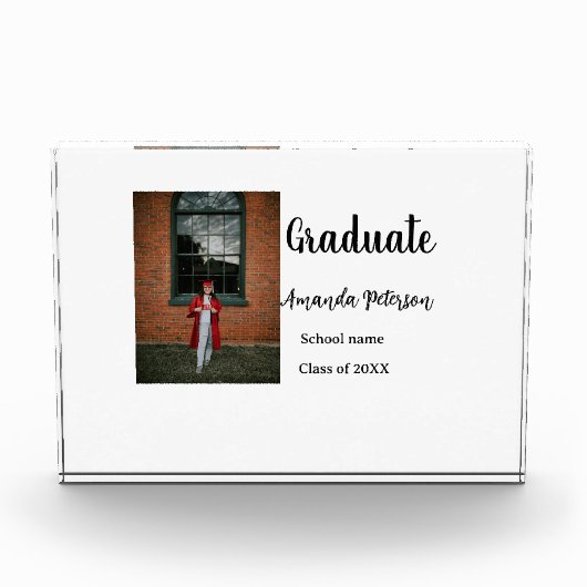 Klassischer Abschluss im Jahr 2008 Fotoblock (Vorderseite)