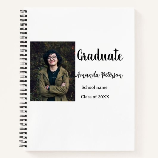 Klassischer Abschluss im Jahr 2008 Notizblock (Vorderseite)