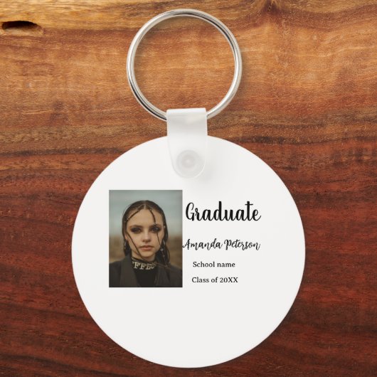 Klassischer Abschluss im Jahr 2008 Schlüsselanhänger (Rückseite)