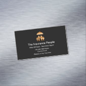 Klassischer Agent für Versicherungswesen Magnetkar Magnetische Visitenkarte (Beispiel)