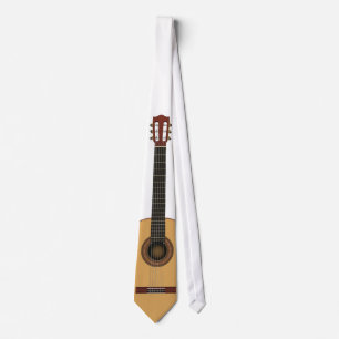 Klassischer Akustikgitarren-Schlips Krawatte