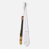 Klassischer Akustikgitarren-Schlips Krawatte (Rückseite)