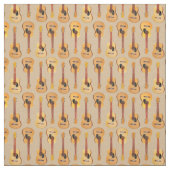 Klassischer Akustikgitarrist Musiker Stoff (Muster)