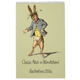 Klassischer Alice-im-Wunderland-Kalender 2012 Kalender
