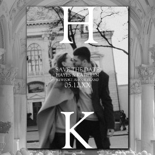 Klassischer alter Geldwert Ästhetischer Minimalwer Save The Date