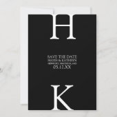 Klassischer alter Geldwert Ästhetischer Minimalwer Save The Date (Vorderseite)