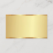 Klassischer alter Schriftart Elegante Berufliche G Visitenkarte (Rückseite)