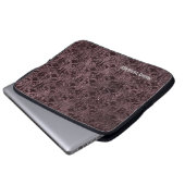 Klassischer alter Stoff Bd. 2 Laptopschutzhülle (Vorne Knopf)