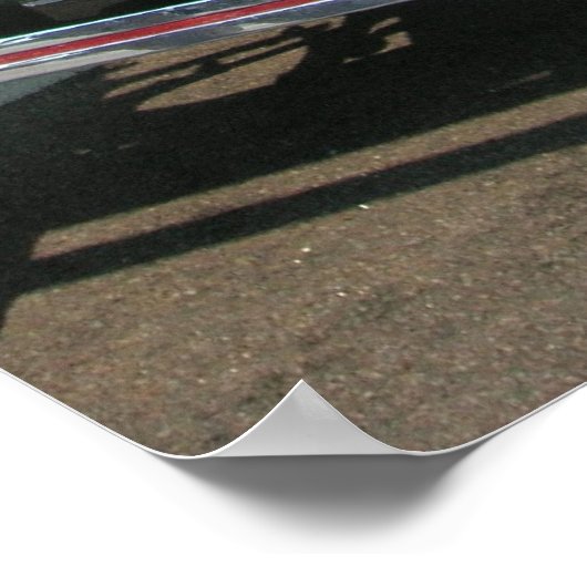 Klassischer alter Timer Poster (Ecke)