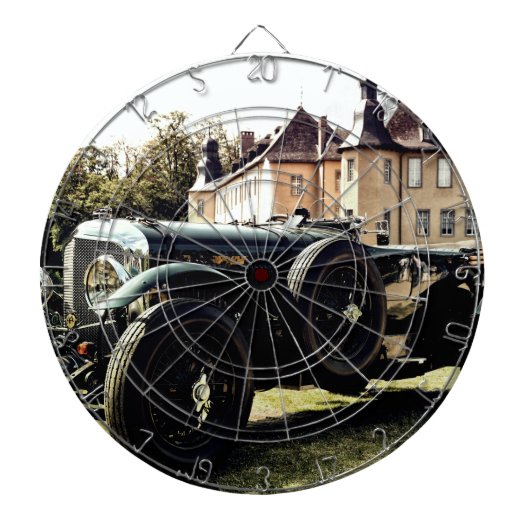 Klassischer Altwagen Dartscheibe (vorne)