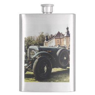 Klassischer Altwagen Flachmann