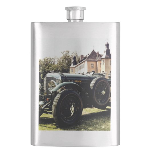 Klassischer Altwagen Flachmann (Vorderseite)