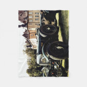 Klassischer Altwagen Fleecedecke (Vorderseite)